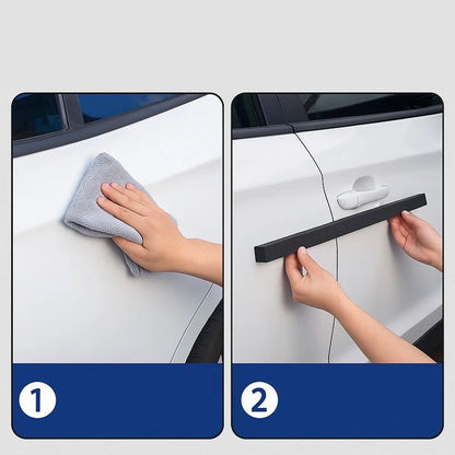 Magnetic/Adhesive Car Door Edge Bumper Protection Strip, Universal Door Buffer Strip, Adhesive Anti-Collision Strip