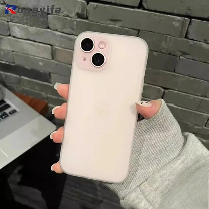 For Samsung Galaxy A56 A55 A54 A53 Note 20 Ultra 10 Plus 9 5G 4G Phone Case Matte Simple Soft Shockproof Frosted Cover