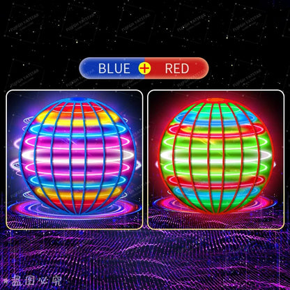 AI Flying Ball Hand-Controlled Color LED Cosmic Ball 360° Rotating Hover Ball Suitable For Indoor And Outdoor Toys The Best Gift