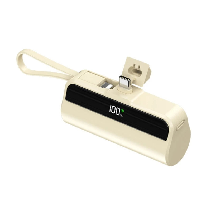 Portables Charge Casing TypeC Power Bank Housing Charging Quick 22.5W Charging, Easy to Read Battery Display