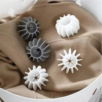 Silicone Laundry Balls Anti Tangle Reusable Anti-winding Cleaning Ball Clothes Hair Cleaning Tool Pet Floating Hair Remover Tool