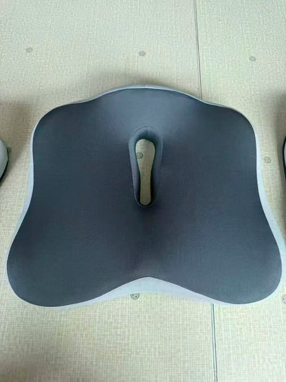 Sitting Artifact Breathable Memory Foam Seat Cushion Ergonomic Spine Pressure Relief Pad Skin-Friendly Washable Cover for Office