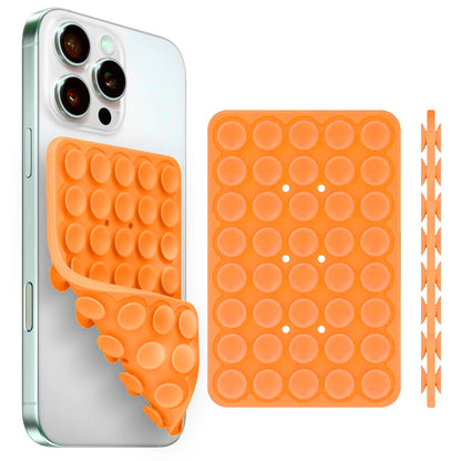 Silicone Suction Cup Phone Holde Multifunctional Fixed Anti-slip Mobile Fixture Double Sided Detachable Phone Rubber Sucker Pad
