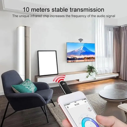 IR Wireless Infrared Remote Control Adapter Smartphone App Control Infrared Transmitter For IPhone Android