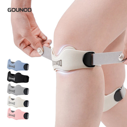 1PC/2PC Gounod Professional Knee Support Running Cycling Basketball Training Outdoor Fitness Exercise Adjustable Strap Durable