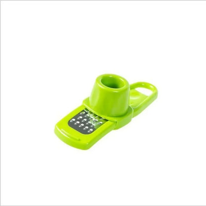 Mini Garlic Grinder Portable Garlic Peeling Machine Garlic Crusher Multi-Functional Manual Ginger Grinding Grater Kitchen Tools