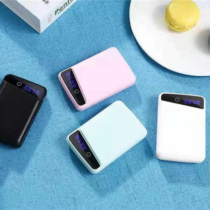 DIY Power Bank Box Rechargeable Flat Head Battery Charger Outer Case for Mobile Phone Tablet