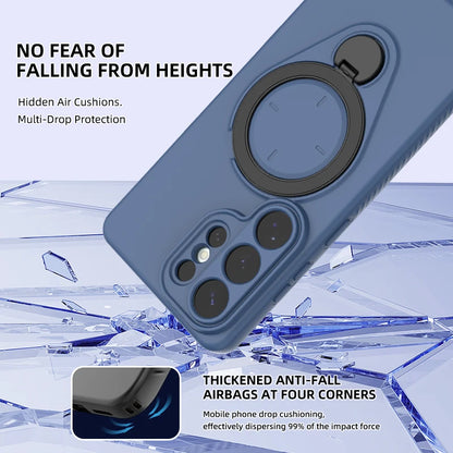 360° Rotating Magnetic Stand Phone Case For Samsung Galaxy S26 S26Plus S26Ultra Wireless Charging Shockproof Protective Cover