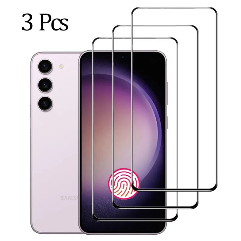 For Samsung S24 Glass, S26 S25 S24 Ultra Screen Protector For Samsung Galaxy S23 Glass Samsung S24 Ultra Tempered Glass Samsung S23 FE S20 S21 S22 Plus Protective Film Galaxy S24 Screen Protector Samsung S22