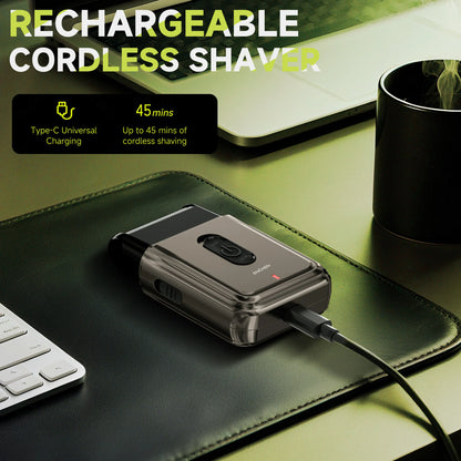 ENCHEN MS003 Compact Foil Shaver With POP-UP Precision Trimmer Type-C Charging With Indicator 7000RPM Strong Motor