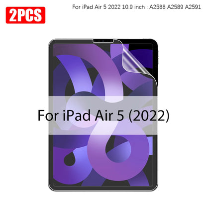 2PCS Paper Film Like For iPad 11th A16 10 9 9th 10th Generation Pro 13 M4 M5 12.9 Screen Protector Ipad Air 11 5 4 M3 M2 Mini 7