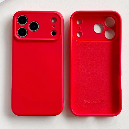 Shockproof Bumper For iPhone 17 Air New For iPhone 17 Pro Max Case For Apple iPhone 17 Pro Cover Yellow Liquid Silicone Rubber