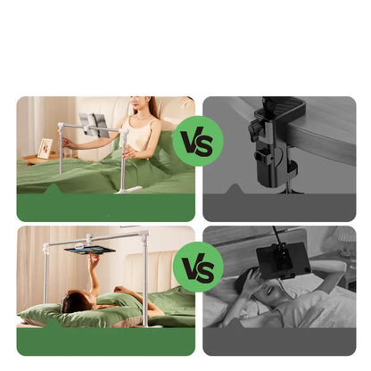 Tablet Stand Bed Phone Holder Bedside Lazy Bracket Lying Down Watching Drama Desktop Liftable Telescopic Folding Support