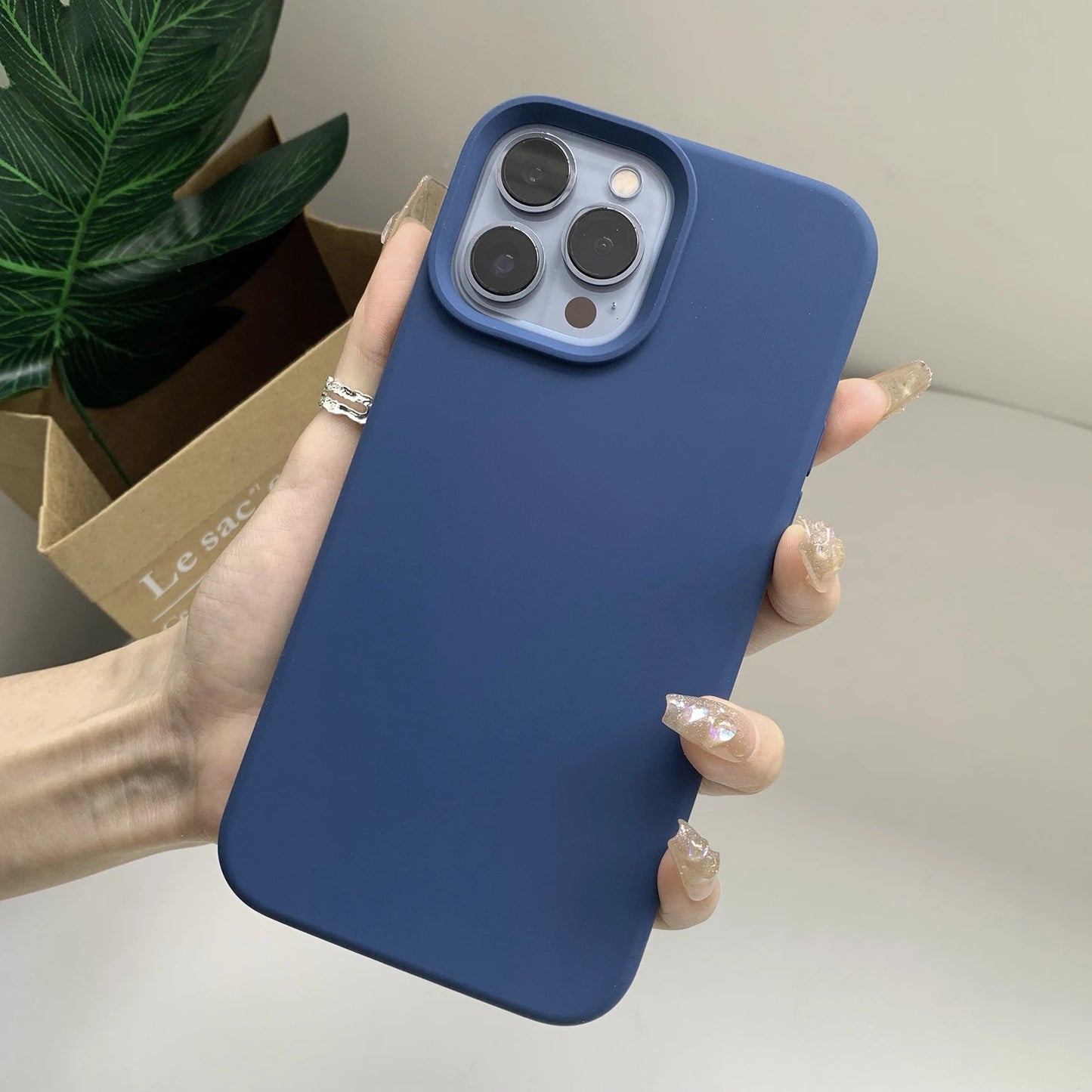 Liquid Silicone Case For Apple iPhone 15 16 14 13 12 11 17 Pro Max 17 Air 16 Plus Phone Original Official Style Protective Cover