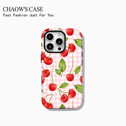 Tropical Fruit iPhone Case – Double-Layer Back Cover