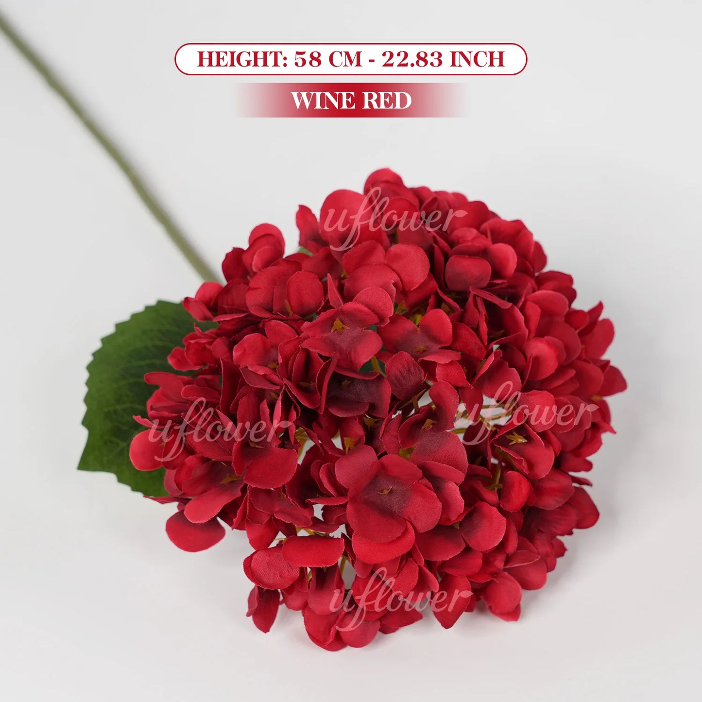 1/5/10pcs 58cm Beautiful Silk Artificial Flowers Hydrangea Bouquet for Home Party Wedding Living Room Decoration Accessories