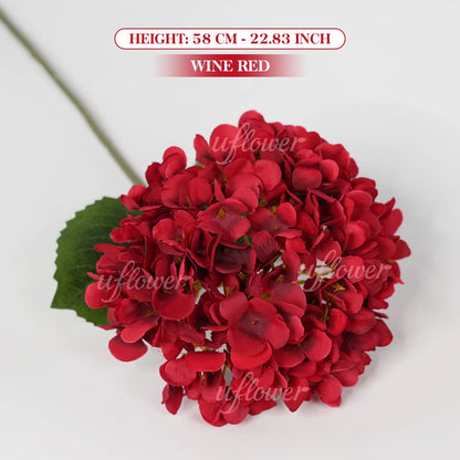 1/5/10pcs 58cm Beautiful Silk Artificial Flowers Hydrangea Bouquet for Home Party Wedding Living Room Decoration Accessories