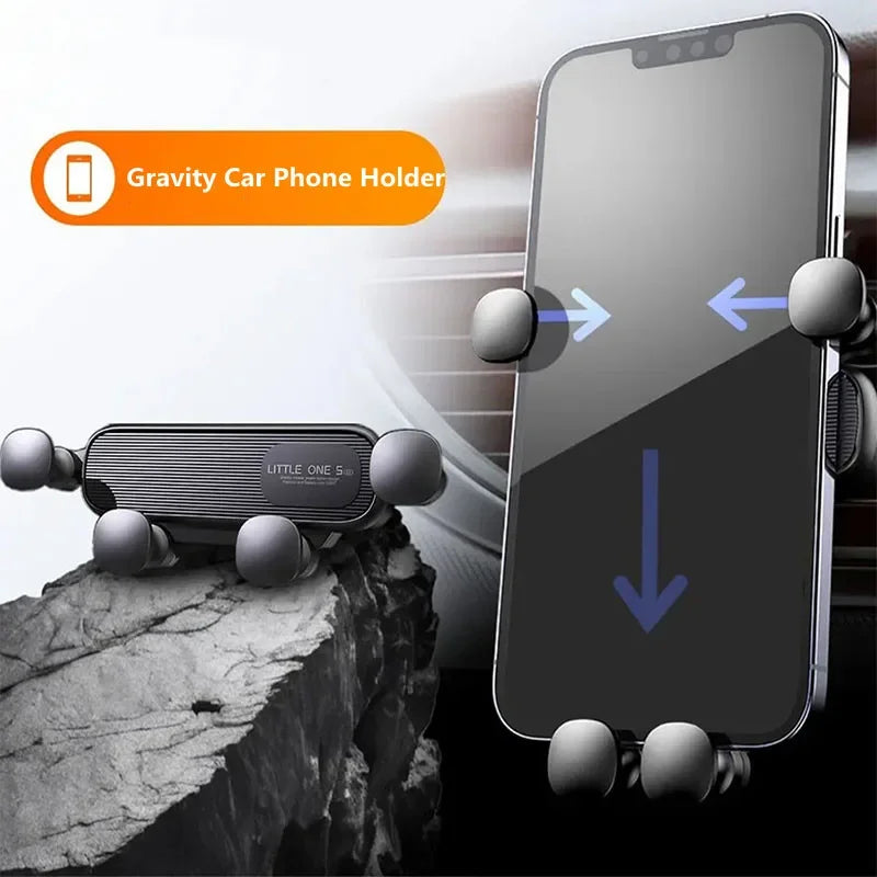 Car Phone Holder Air Vent Clip Mount Universal Mobile Stand for GPS Support Compatible with iPhone 13/12 pro Xiaomi Samsung