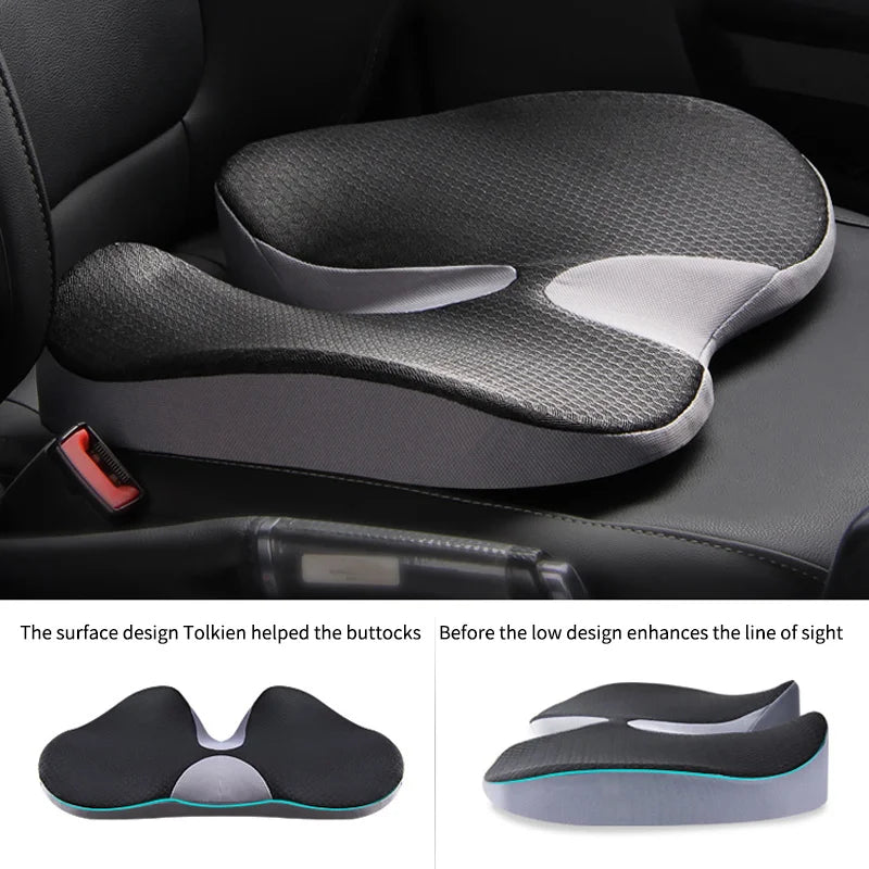 Orthopedic Memory Foam Seat Cushion for Chair & Car