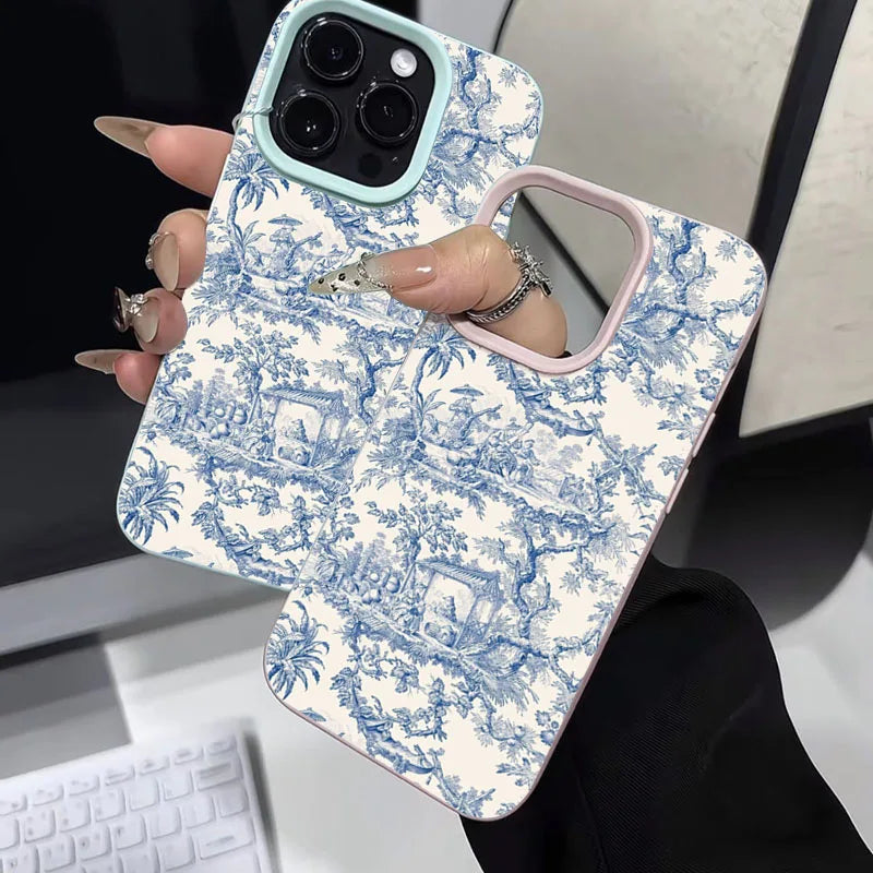 Creative Adorable Cartoon Pattern Phone Case For iPhone 16 Pro Max 17 Air 11 12 13 14 15 Pro 14 Plus X XR Shockproof Soft Cover