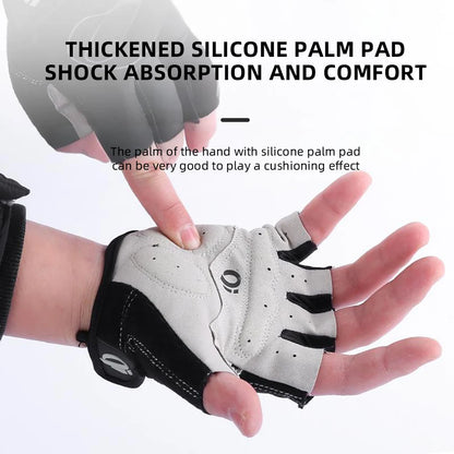 Half Finger Cycling Gloves — Anti-Slip, Breathable, Shock Absorbing