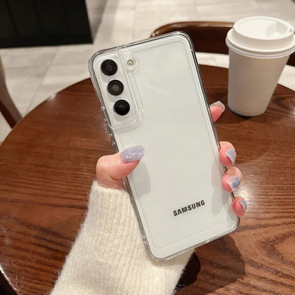 Soft TPU Shell For Samsung Galaxy S25 S24 S23 S22 S21 FE S20 Ultra Note 20 S10 Plus A33 A53 A13 Air-bag Thin Silicon Case Cover