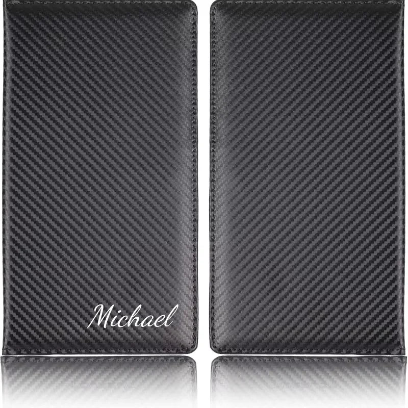 Personalized customized Car Registration and Insurance Card Holder,  Essentials Vehicle Wallet Case for Driver License, ID Card