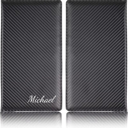 Personalized customized Car Registration and Insurance Card Holder,  Essentials Vehicle Wallet Case for Driver License, ID Card