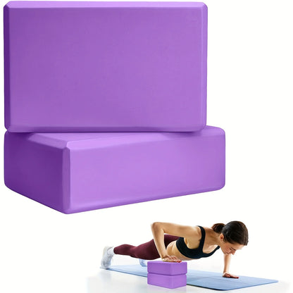 1/2PCS Gym Foam Brick Training Exercise Fitness Equipment Dance Yoga Auxiliary Tool Stretching Body Shaping EVA Yoga Blocks