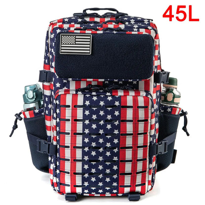 25L/45L Men's and Women's Tactical Backpacks , Outdoor Activities, Small School Backpacks with Water Bottle Holder