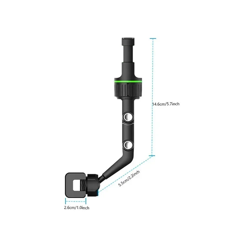 360 Degree Rotatable Universal Car Phone Holder Multifunctional Auto Rearview Mirror Seat Hanging Clip Bracket Cell Phone Holder