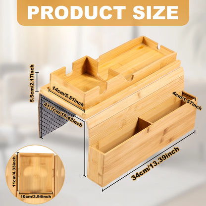 Wood Sofa Arm Tray Sofa Tray in Folding Design Sturdy and Robust Sofa Tray Convenient Sofa Tray for Storage Sofa Tray Home