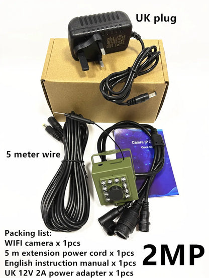 Bird Watching Camera Wireless Wild Wifi Bird Nest Green Box Kit 5M Wire Night Vision 5MP 2MP P2P Audio Mini IPC In the birdcage