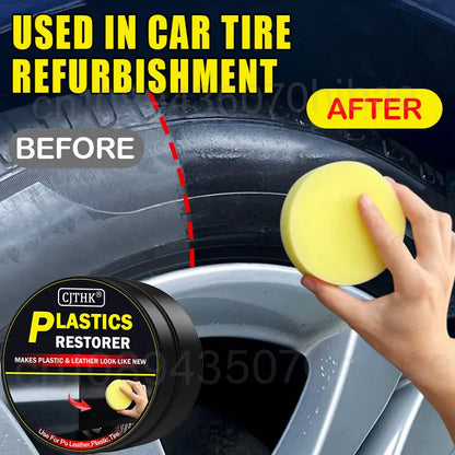 Car Plastic Restorer and Leather Coating – Back to Black Gloss