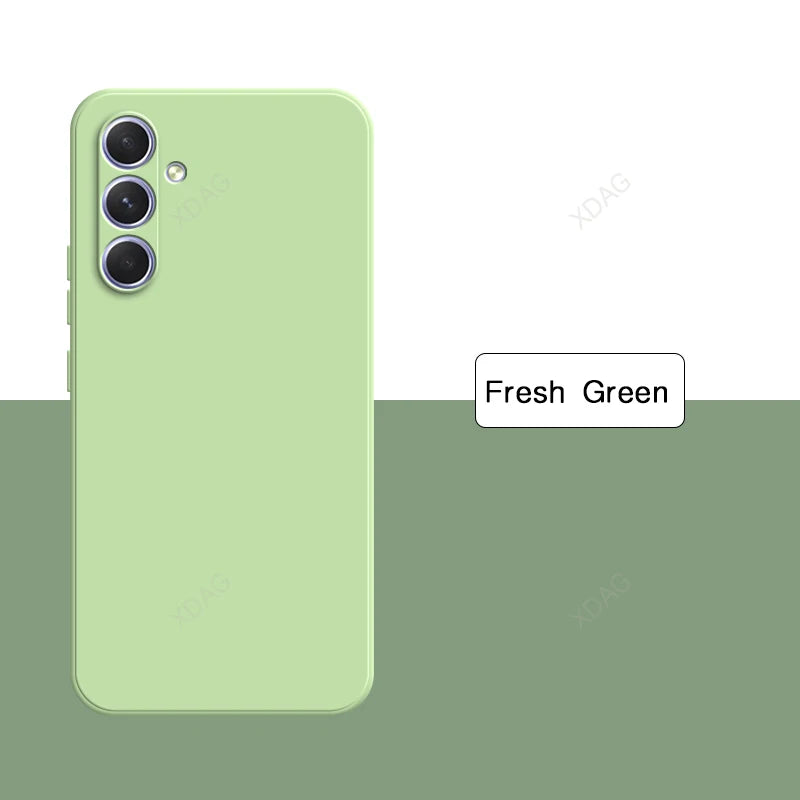 Original Solid Color Back Cover for Samsung Galaxy A54 A34 A24 A14 A04 A04S A73 A53 A33 A23 A13 4G 5G Liquid Silicone Phone Case