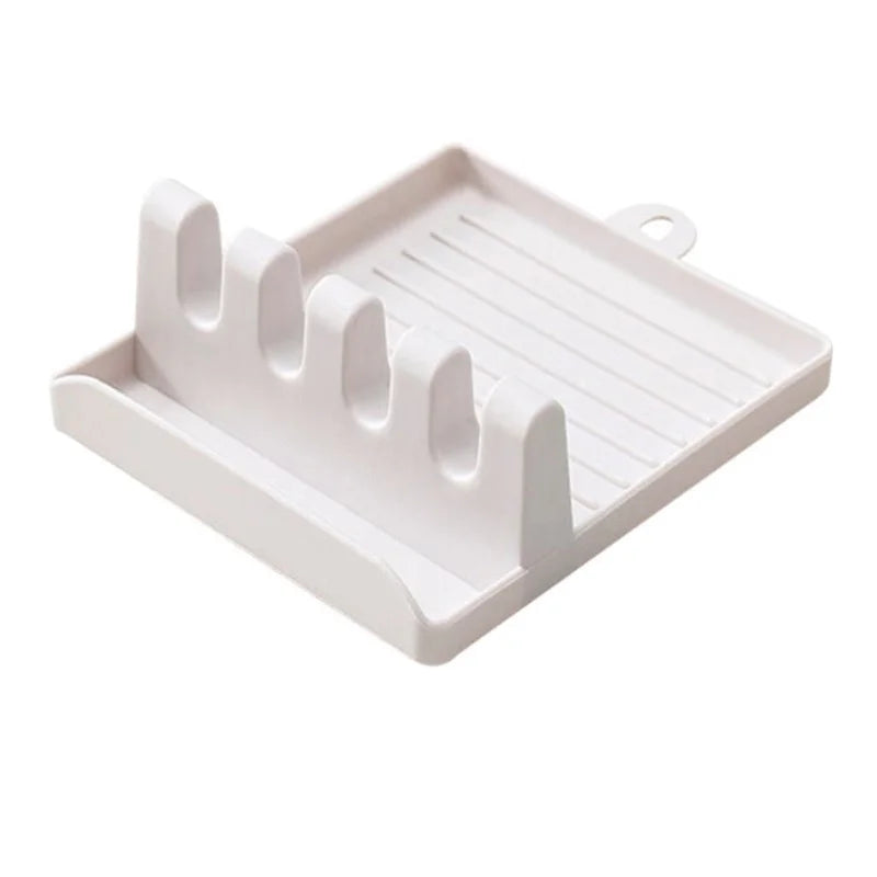 Non-Slip Kitchen Spoon & Spatula Holder – Countertop Rest