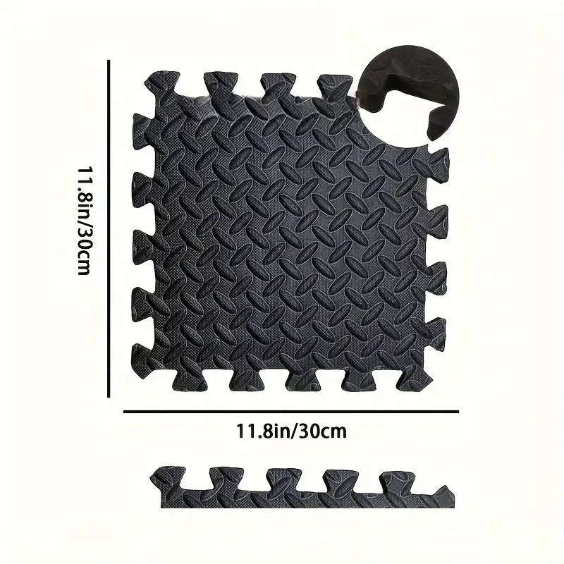 16-Piece Interlocking EVA Foam Floor Mat for Home Gym and Yoga