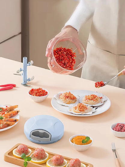 500/900ML Garlic Chopper Manual Rotate Vegetable Cutter Chopper Slicer Fruit Garlic Crusher Kitchen Gadget Blenders Meat Grinder