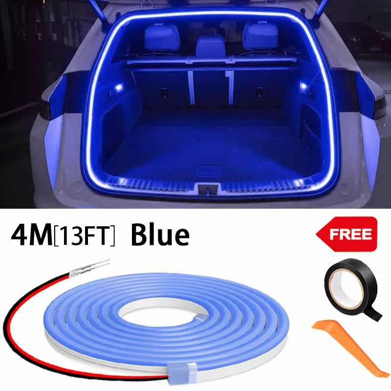 LUMERIS LED Car Trunk & Ambient Light Strip — Auto Sensing