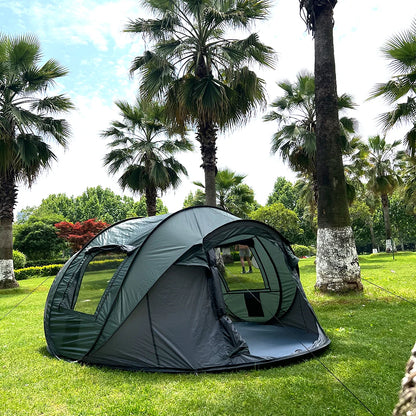 5-8 People Quick Opening Hand Throw Tent Waterproof Camping Boat Tent Outdoor Tent Fully Automatic Pop-Up