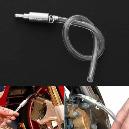 Special Bleeder Hose Kit for Car Clutch & Brake - Hydraulic One Way Valve Tube Bleeding Tool with Replacement Adapter