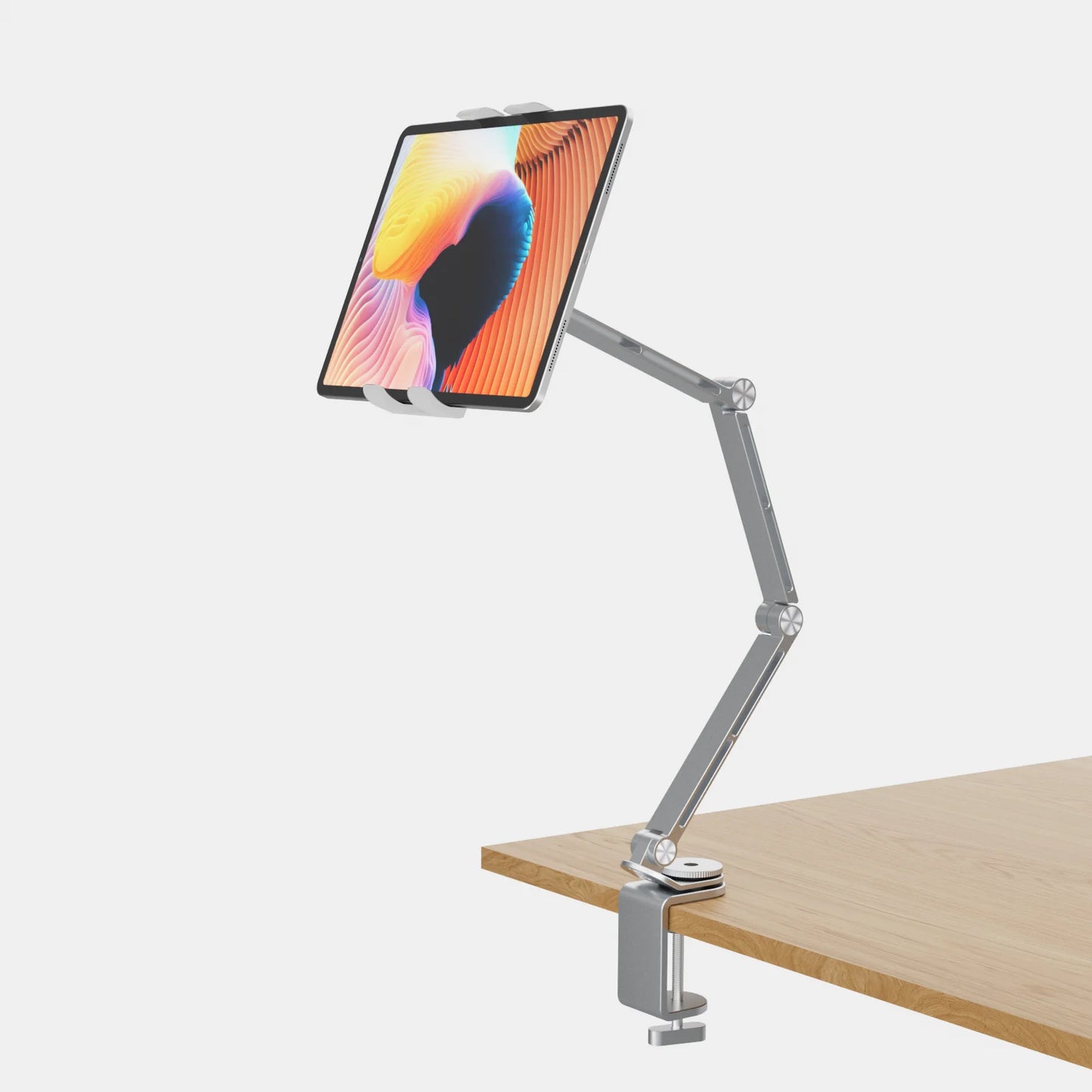 Kimdoole Tablet Desktop Cantilever Bracket Supports Table Mobile Phones Portable monitor Adjustable Rotating Tablet Clip Bracket