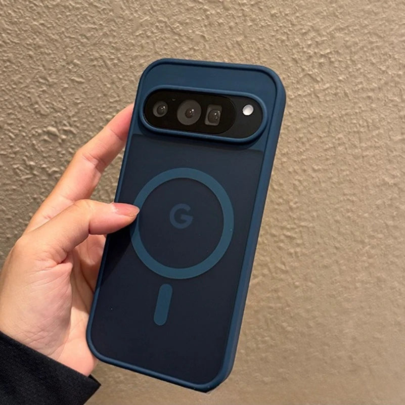 Luxury Translucent Matte Magnetic Case For Google Pixel 10 ProXL 9Pro XL 10Pro 10 9A Wireless Charging Candy Color Slim Cover