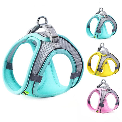 Reflective Adjustable Harness and Leash Set for Cats and Dogs