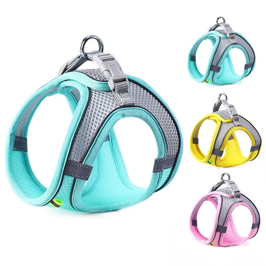 Reflective Adjustable Harness and Leash Set for Cats and Dogs
