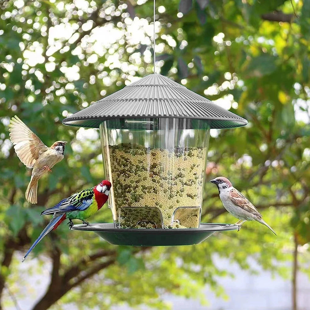 3/2/1PCS Bird Feeder Hanging Easy Clean and Fill Outdoor Large Capacity for Garden  Outside Decoration Outdoors Squirrel Proof