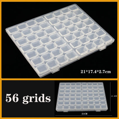 Transparent Plastic Screw Compartment Box – Jewelry, Earring & Tool Storage Organizer