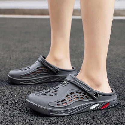 Plus Size 47 48 49 Men Summer Clogs Sandals EVA Slippers Men and Women Garden Shoes Beach Sandals Couple's Outdoor House Slides