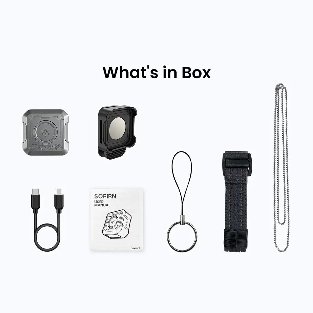 NEW SOFIRN SE1 300Lm Pocket Flashlight 76M RGB Signal Ring EDC Light Magnetic Wrist Keychain Torch