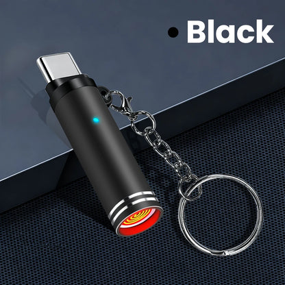 Type-C Mobile Cigarette Lighter Adapter Air Blowing Cigarette Lighter Outdoor Safety Portable Mini Cigarette Lighting Artifact
